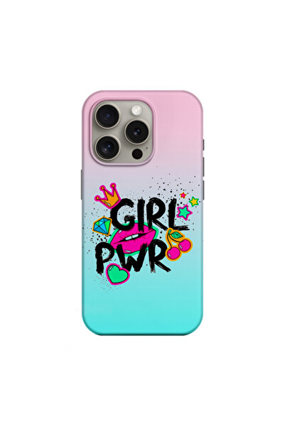 OEM Husa pentru Apple iPhone 15 Pro, Perfect Case, LOVE-Splash Girl Power, Mu...