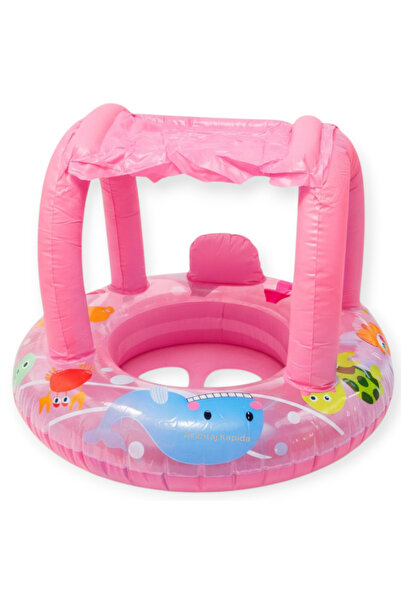 Mustran عوامة سباحة للأطفال مع مظلة للحماية من الشمس ومقعد، عوامة سباحة للأطف...