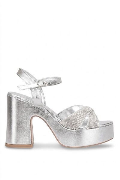 Beety 26by85.45562 Women's Platform Shoes Silver