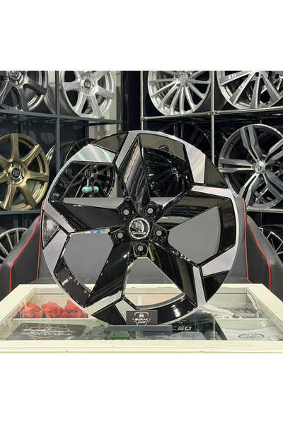 RC 19 İNÇ 5X112 SKODA OCTAVİA SUPERB KODİAQ KAROQ BLACK DİAMOND SPORTLİNE JAN...