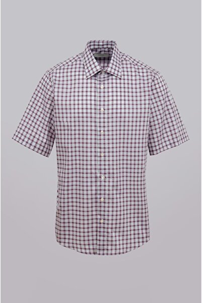 Braiconf Ilie shirt with red cambric print