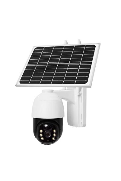 OEM Cameră de supraveghere 4K WiFi cu panou solar, rotație 360°, detectare mi...