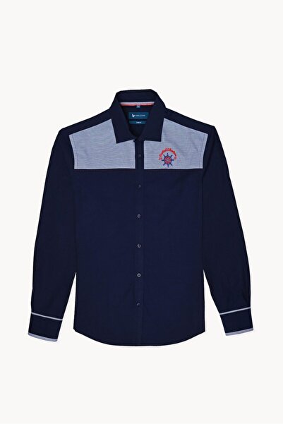 Braiconf Camasa casual croita cu tipar cambrat Multicolor