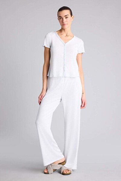 DeFacto Κοντομάνικο μπλουζάκι με κανονική εφαρμογή και λαιμόκοψη V G4623AX26SM