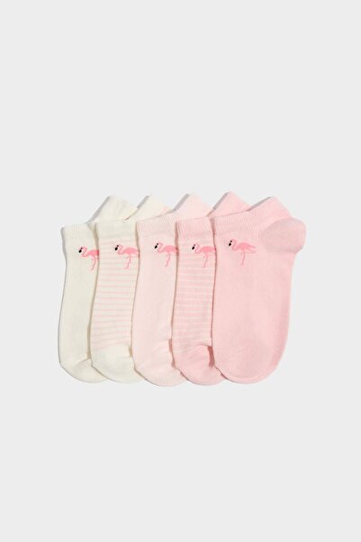 DeFacto Дамски 5-чи фланелени чорапи H4745AXNS