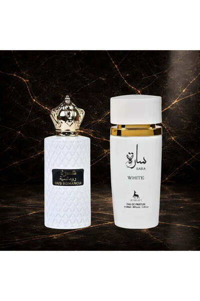 Ayelet Set 2 Oriental Perfumes for Women - Sara White + Oud Romancia