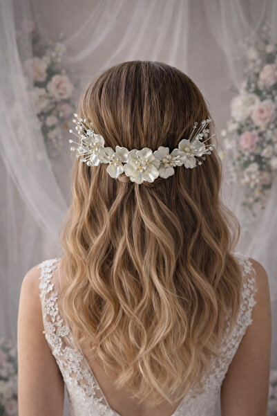 renaitre art Özel Tasarım Toka, Gelin Tokası, Özel Gün Tokası, Duvak Tokası, ...