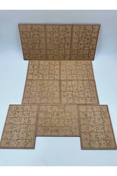 WOODIVA AHŞAP 10 قطع من مجموعة رسم الحيوانات الخشبية ثلاثية الأبعاد، مجموعة ف...