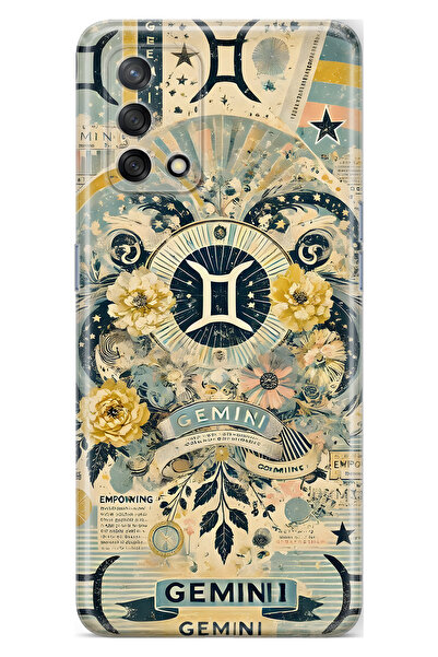 FLAMENKO حافظة هاتف شفافة متوافقة مع هاتف اوبو A74 توتوس D منقوش