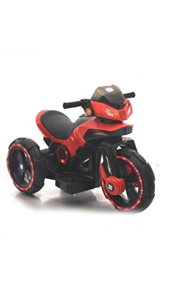 Toybox Kids Electric Ride-On Motorcycle with LED Lights and Music, Foot Accel...