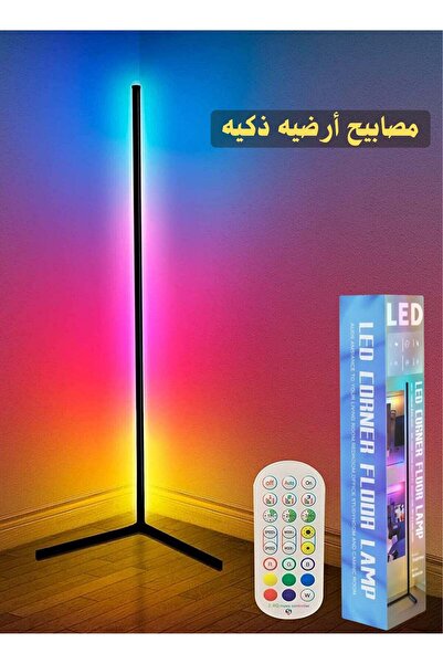 ABJ LED Corner Floor Lamp Colorful Gaming Lighting