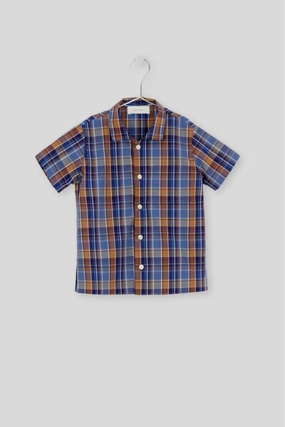 Braiconf Children's Short-Sleeved Cotton shirt Multicolor