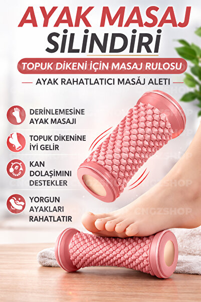 CNGZSHOP Ayak Masaj Silindiri | Topuk Dikeni İçin Masaj Rulosu – Ayak Rahatla...