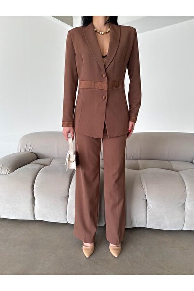 Mottotrend brown matching suit