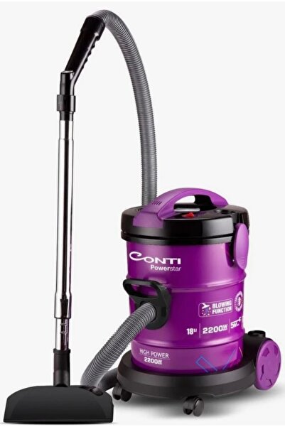 CONATİ Conti Powerstar 2200W Islak & Kuru Vakumlu Süpürge - 18L Geniş Hazne