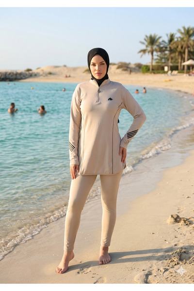 Ryzi Moda Women's Hijab Swimsuit Scuba Fabric Model Jogger Pants