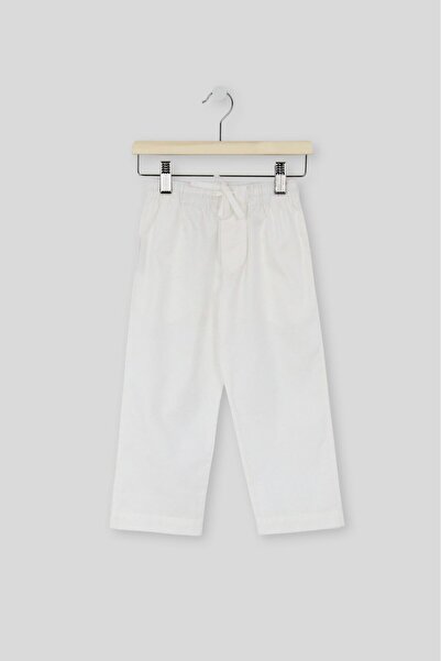 Braiconf Long Cotton pants for children White