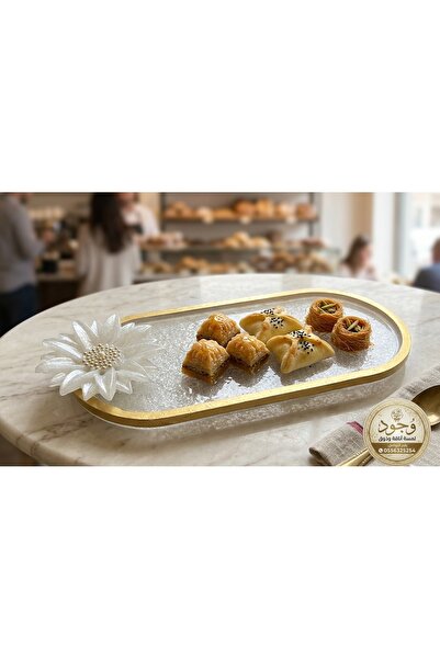 ABAYS Serving dish or tray made of fiber