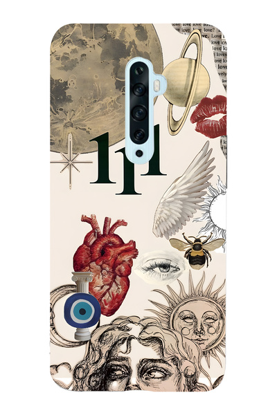 FLAMENKO حافظة هاتف شفافة متوافقة مع هاتف اوبو رينو 2Z من نوع Astro Symbolic ...