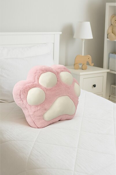 Genel Markalar Pati Peluş Yastık, Uyku Arkadaşı Kedi Pati Peluş Yastık Pembe ...