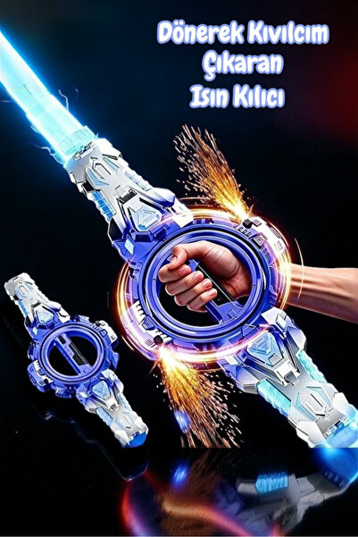 Gepettoys 360 Derece Dönebilen Çift Taraflı Kıvılcım Saçan 7 RENK LED IŞIKLI ...