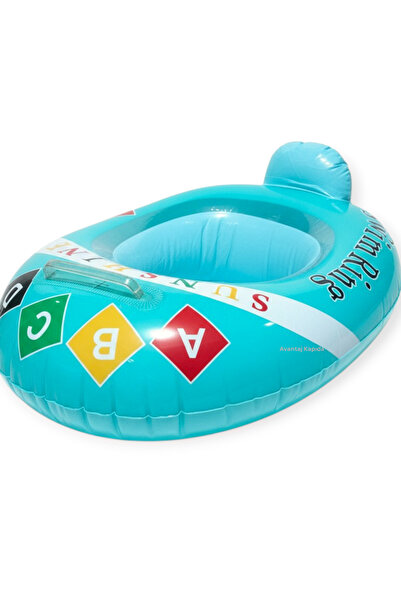 Mustran عوامة سباحة للأطفال مع مقعد بمقبض عوامة سباحة للأطفال مع مقعد