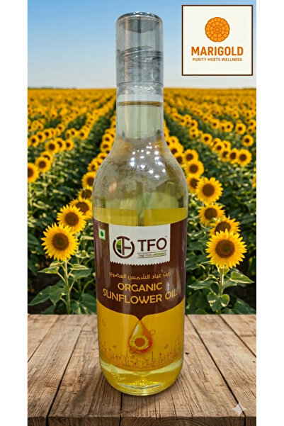 Marigold FarmFood زيت دوار الشمس النقي المعصور على البارد