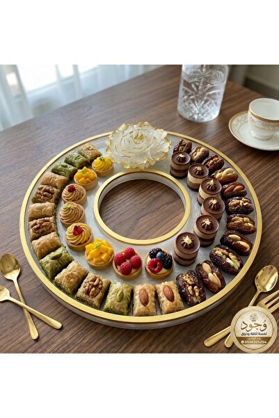 ABAYS Serving dish or tray made of fiber