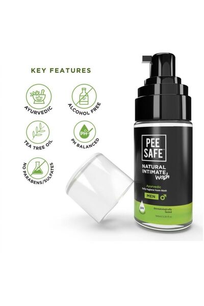 MEN Pee Safe Natural Intimate Wash for | pH Balanced | 100ml