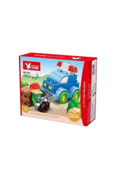 Dubie Police Car 12 Pieces