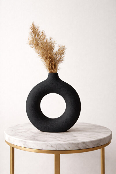 volessia Modern Ring Vase |   Minimalist Decorative Pampas Vase |   Bohemian ...