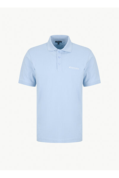 Discovery Expedition D6SM-TST3800 Mavi Regular Fit Erkek Polo T-Shirt