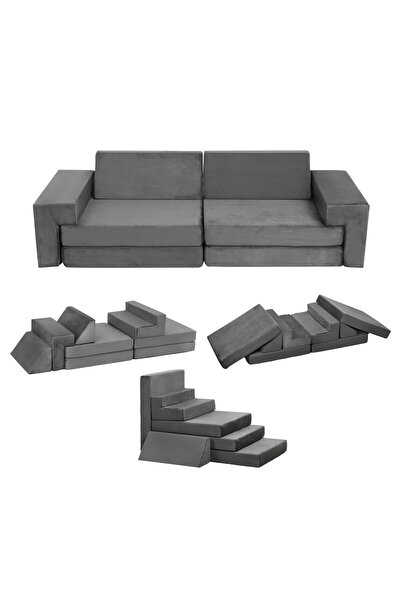 Garvee 8-Piece Modular Kids Play Couch, Child Sectional Fort Building Sofa fo...