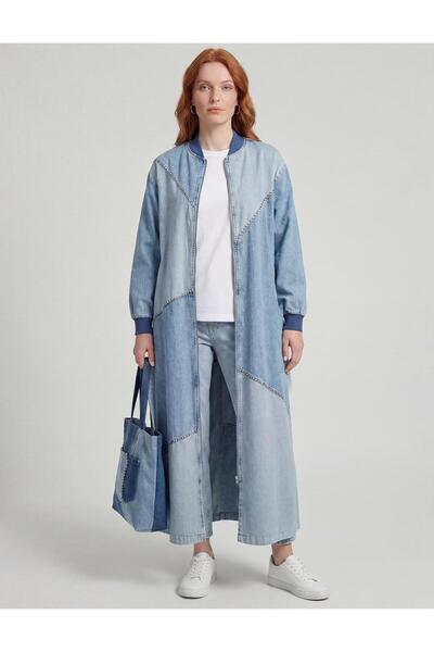 Kayra Parça Dikişli Yıkamalı Giy Çık Mavi