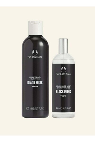 THE BODY SHOP معطر للجسم برائحة المسك الأسود 100 مل + جل استحمام 250 مل