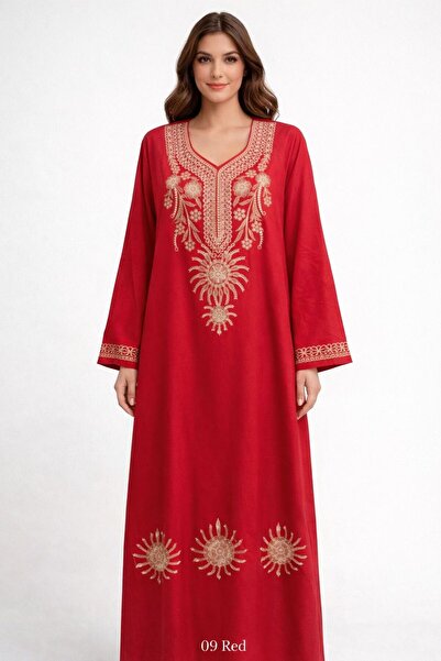 Kareem Miss Salma Women's jalabiya with distinctive oriental embroidery, soft...