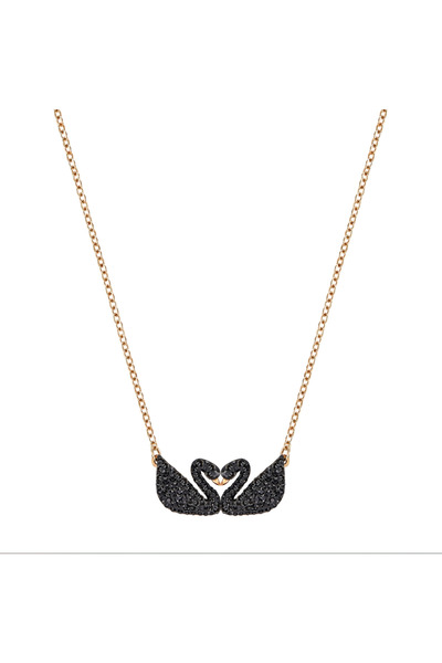 Swaroski قلادة البجع المتشابكة