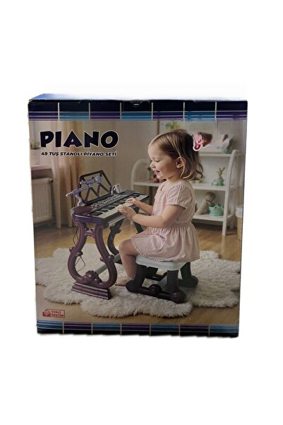 TRENDYPAZARS URT034-003 ΠΙΑΝΟ ΟΡΓΑΝΟ ΜΕ 49 ΠΛΗΚΤΡΑ ΚΑΙ ΒΑΣΗ - ΜΩΒ