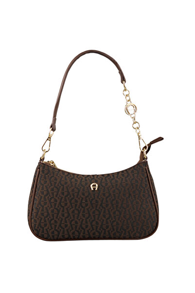 Aigner New Premium Light Luxury Women's Handbag: Vintage Half-Moon Underarm C...