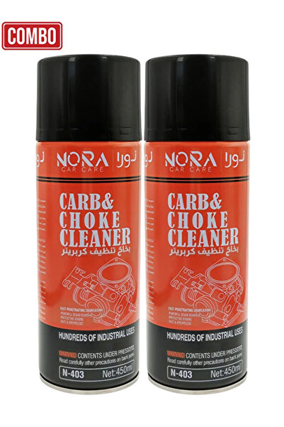 Nora بخاخ منظف المكربن ​​والخانق N-403 سعة 450 مل، مزيل الكربون للمحرك، منظف ...