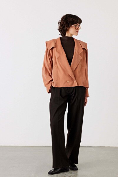 FACETTE Noctia Cape Jacket Salmon