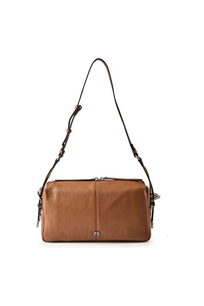 PİNKO 24 Classic Schultertasche Leder 34 cm