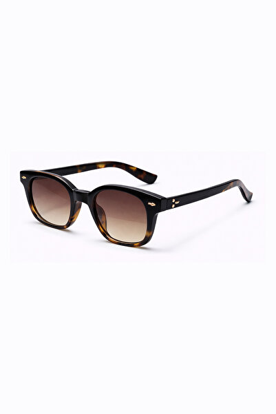 Toz Vintage Surlin Leopard Printed Li Retro Bone Frame Unisex Uv400 Vintage R...