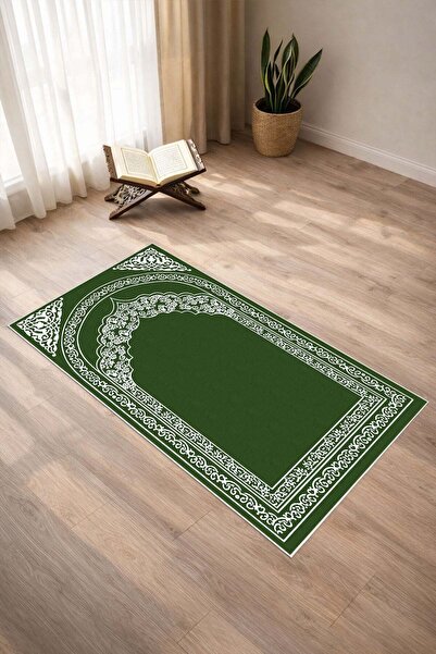 Pelura Halı Mihrap Patterned Digital Print Pcs Non-Slip Sole Washable Prayer Rug