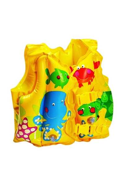 Empressco Balık Desenli Beyaz Baskılı Yelek 41x30 cm, şık ve rahat giyim seçeneği