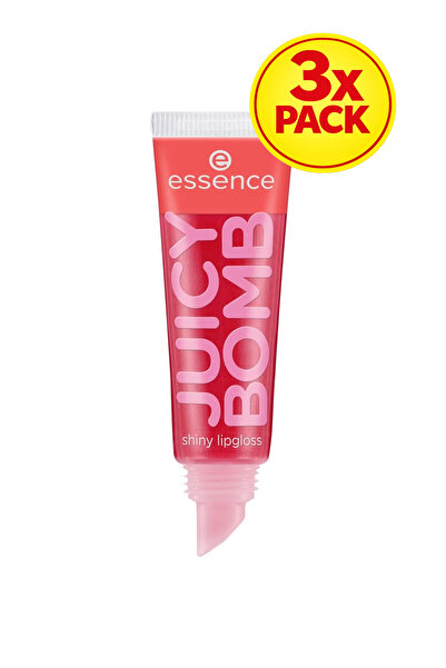 Essence 3x PACK Lip-gloss Juicy Bomb Nº 104 Poppin' Pomegranate 10 ml