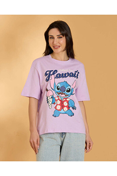 REDTAG Women Pink Printed T-Shirt