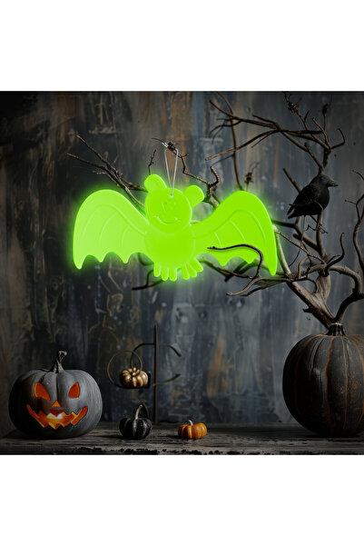 FAMİLY Glow-in-the-dark Halloween decoration - bat - 20 x 10 cm