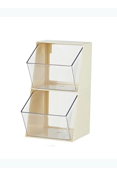 Arabest صندوق تخزين حقيبة الشاي قابل للتكديس، حامل حقيبة شاي شفاف قابل للتكدي...
