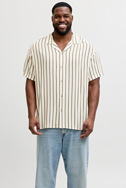 Jack & Jones Cămașă cu guler tip resort, mărime mare - Jeff